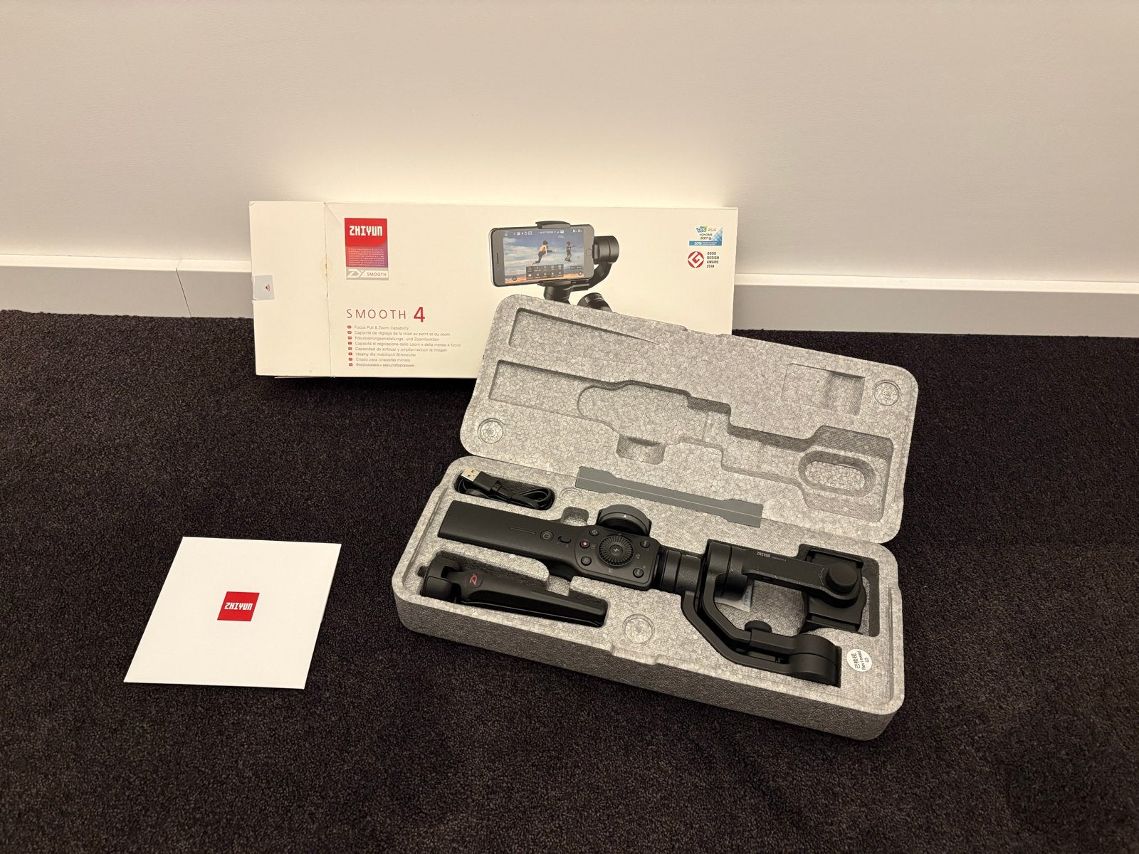 Zhiyun Smooth 4 Smartphone Stabilizer - Zo goed als nieuw, Overige typen, Overige soorten, Zo goed als nieuw, Ophalen