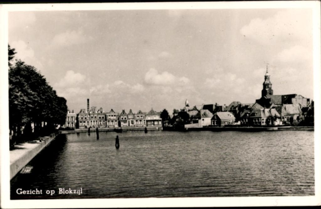 blokzijl, kvr5-544, Verzenden, 1940 tot 1960, Ongelopen, Overijssel