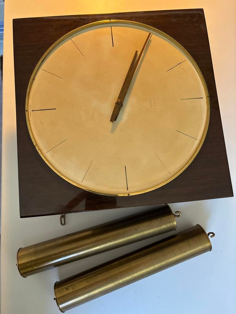 Junghans Meister wandklok met gewichten, Ophalen of Verzenden