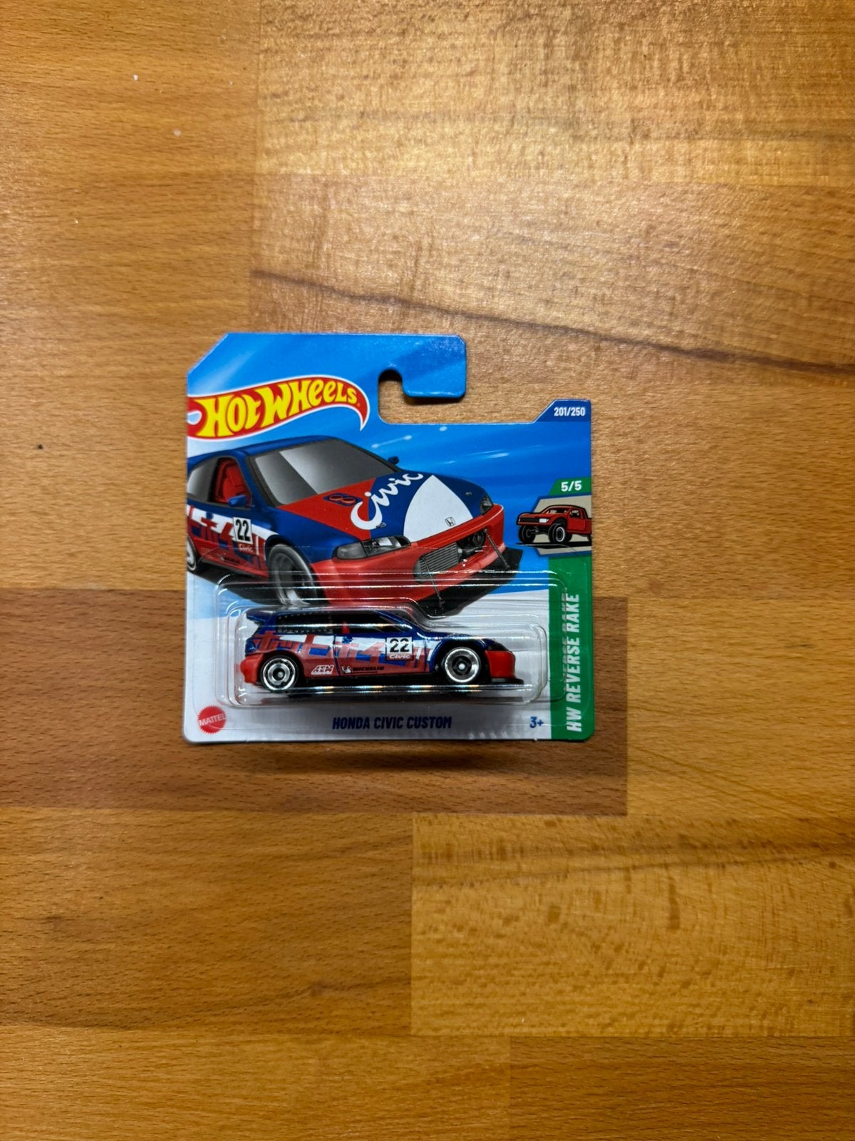 Hotwheels Honda Civic Custom, Ophalen of Verzenden, Auto
