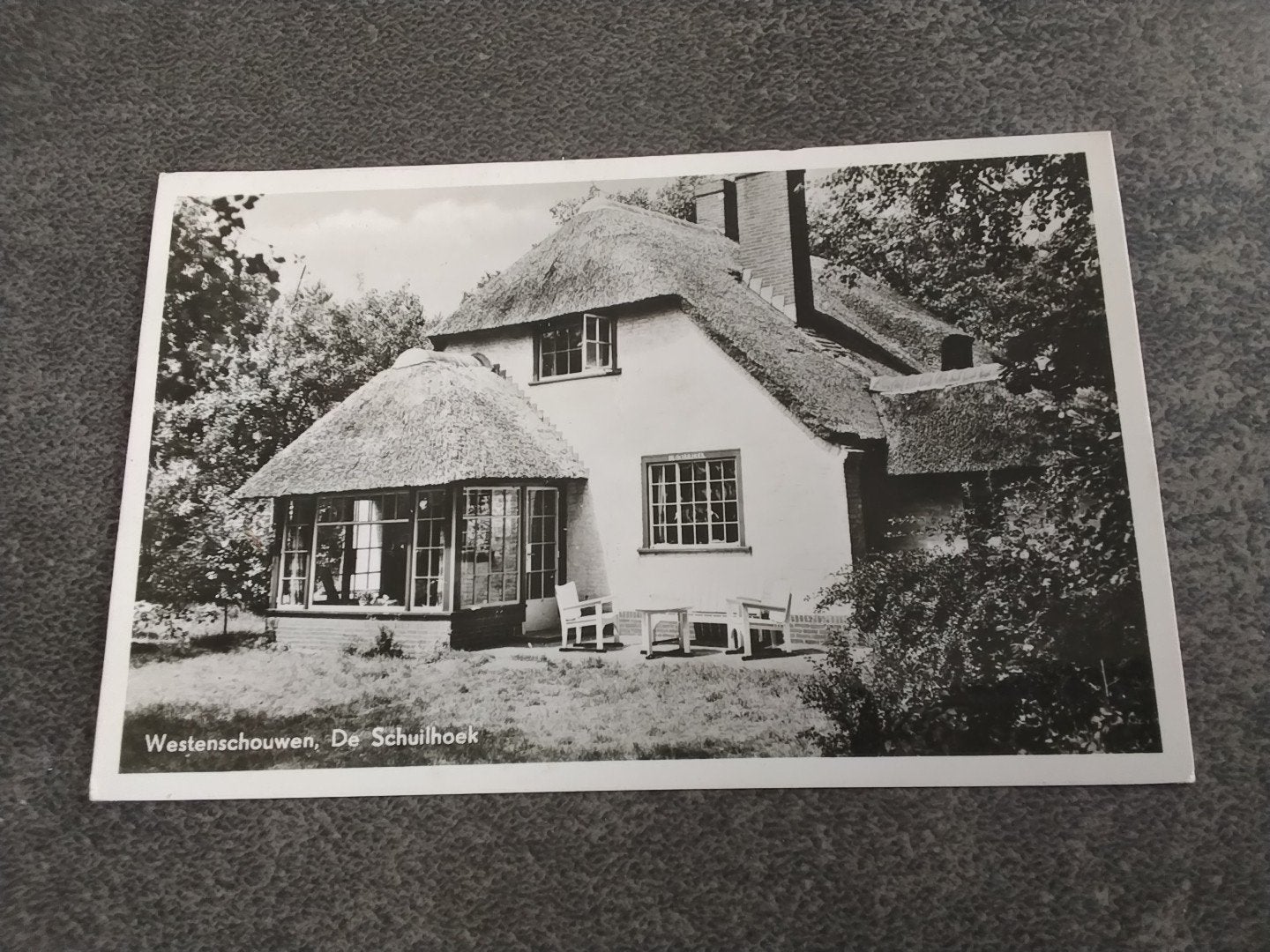 Burg- Haamstede Westenschouwe  Villa De Schuilhoek, Verzamelen, Ansichtkaarten | Nederland, Ophalen of Verzenden, 1940 tot 1960