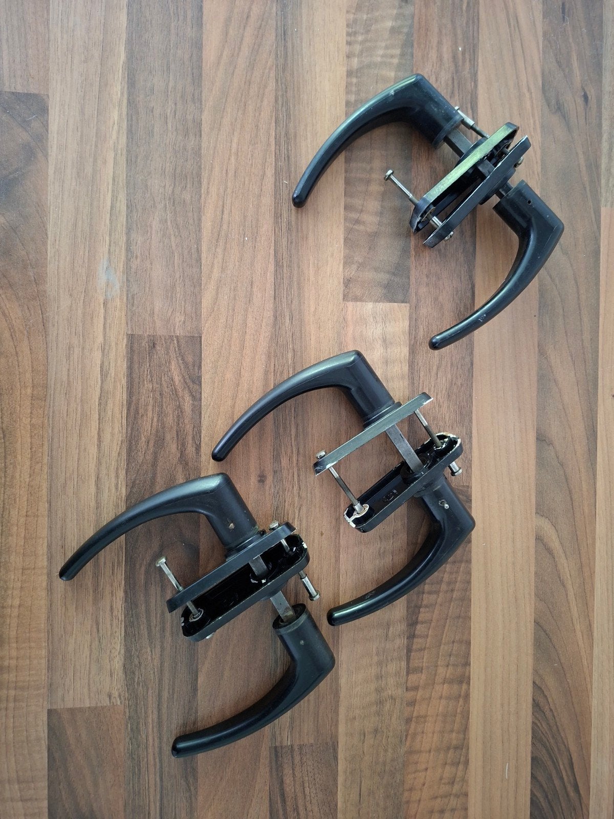 3 setjes Philips bakelieten bakeliet beslag, Ophalen of Verzenden, Klink of Kruk