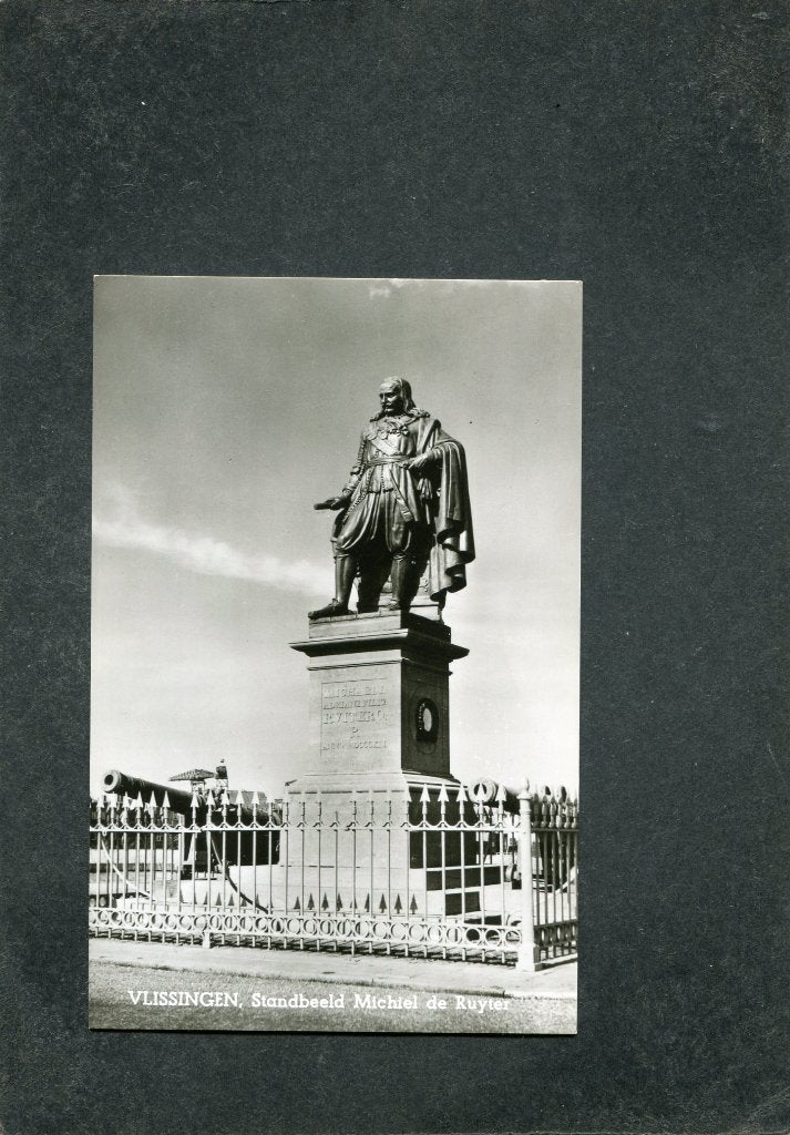 Ansicht Vlissingen - Standbeeld Michiel de Ruyter, Verzenden, 1960 tot 1980, Ongelopen, Zeeland