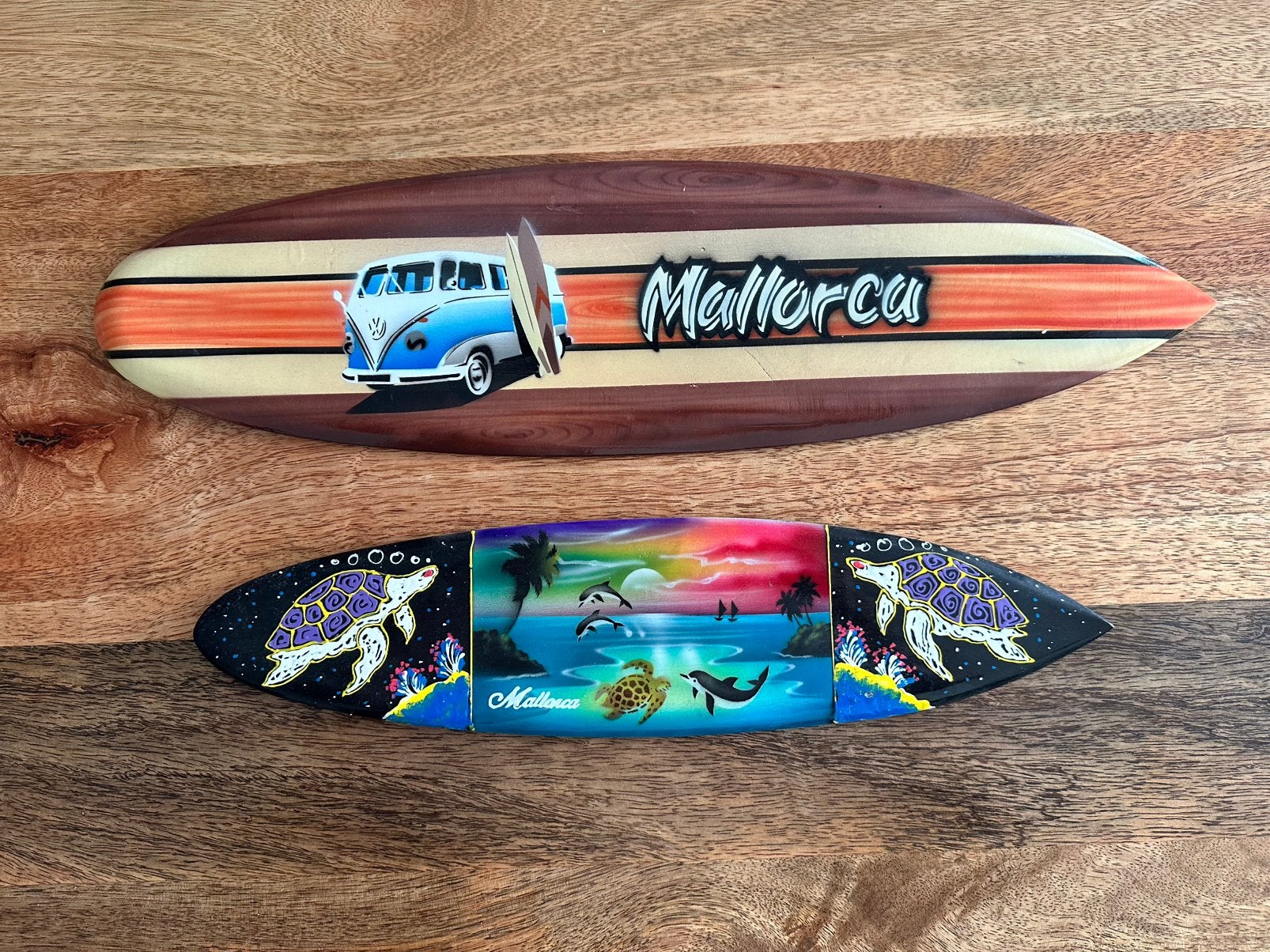 Mallorca borden, Ophalen of Verzenden, Zo goed als nieuw, Hout