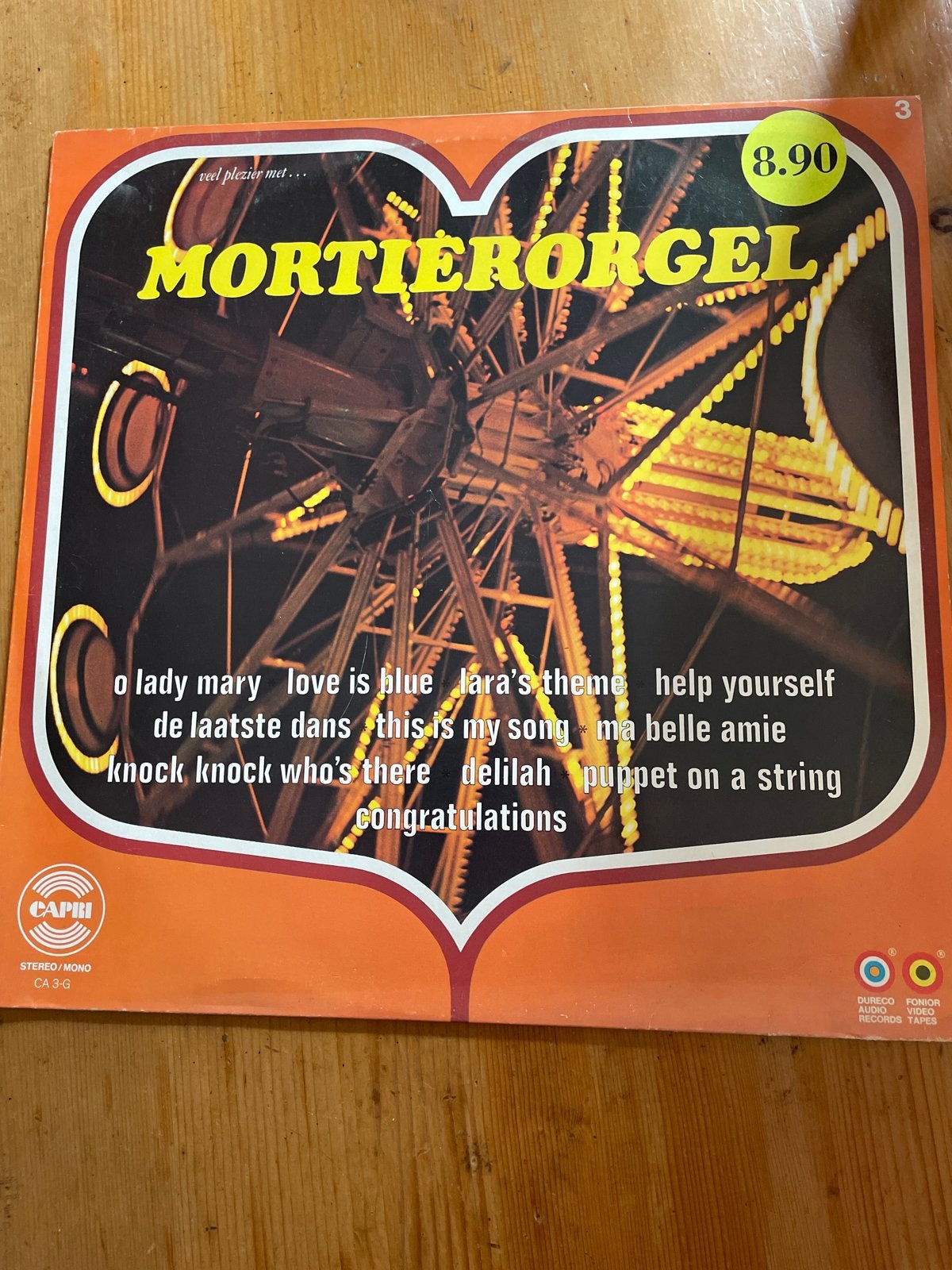 Mortierorgel - Veel Plezier Met... (LP), Ophalen of Verzenden, Gebruikt, 12 inch, LP