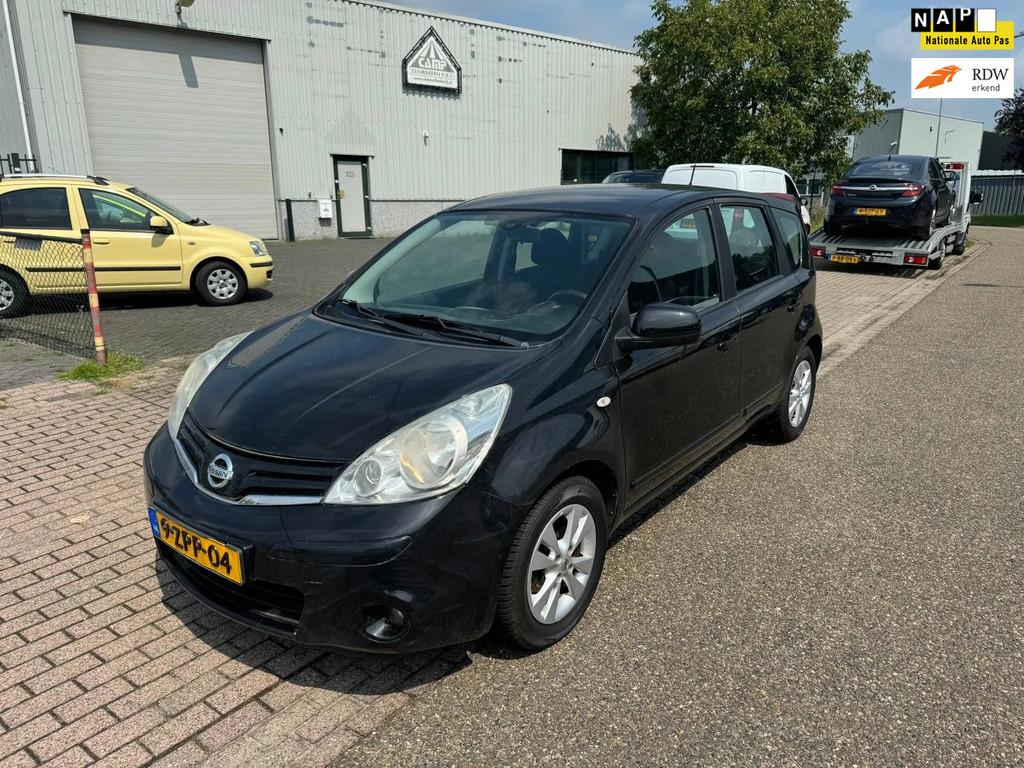 Nissan Note, Stof, Gebruikt, Zwart, 4 cilinders
