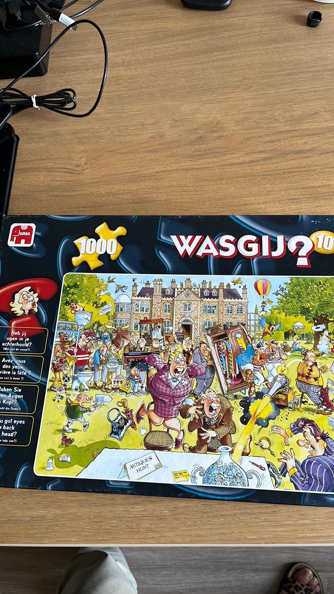 Wasgij nummer 10 1000 st, Ophalen of Verzenden, 500 t/m 1500 stukjes, Gebruikt, Legpuzzel