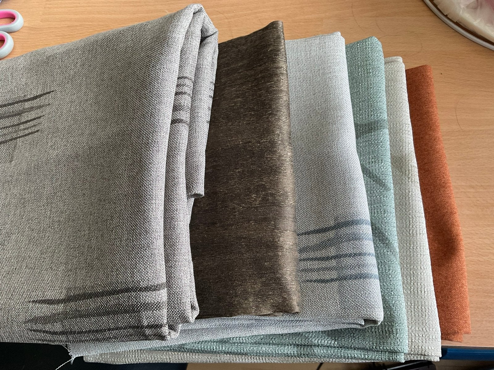 Gordijnstoffen ( restanten), Hobby en Vrije tijd, Stoffen en Lappen, Ophalen, Nieuw, 30 tot 120 cm, Katoen