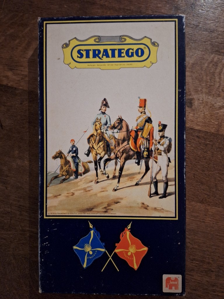 vintage Stratego spel, Hobby en Vrije tijd, Een of twee spelers, Ophalen of Verzenden, Gebruikt, Jumbo
