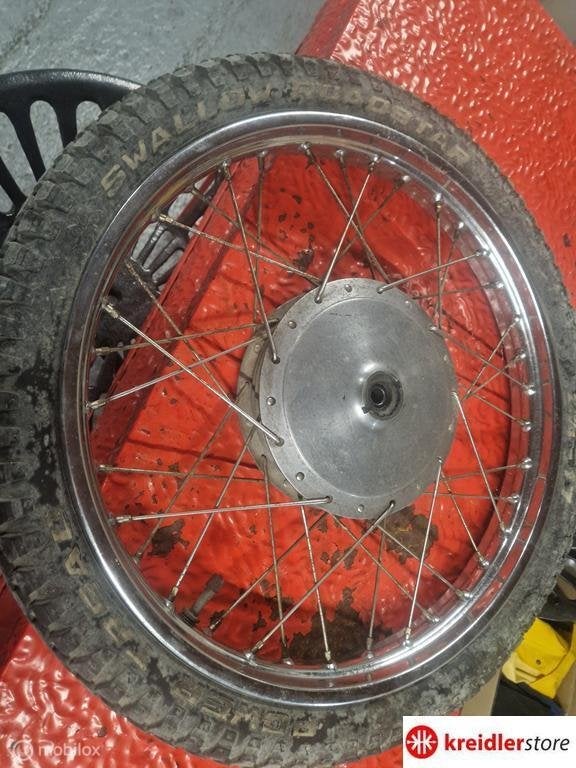 Kreidler voorwiel met grote 150 mm Campagnolo naaf origineel