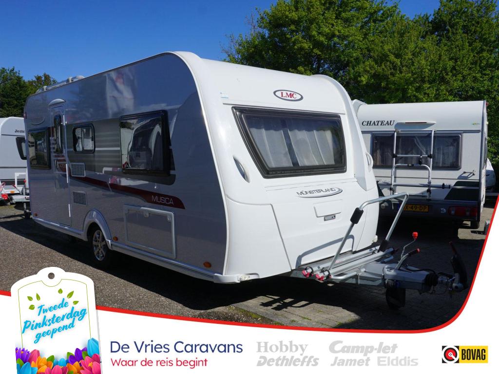 LMC Musica 470 E enkele bedden,unico,mover, Caravans en Kamperen, Caravans, Overige typen, Standaardzit, Bedrijf, 4 tot 5 meter