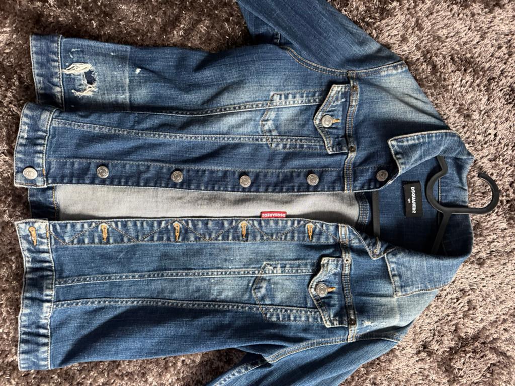 Mooie Orginele dsquared2 spijkerjas, Ophalen of Verzenden, Zo goed als nieuw, Jongen of Meisje, Jas