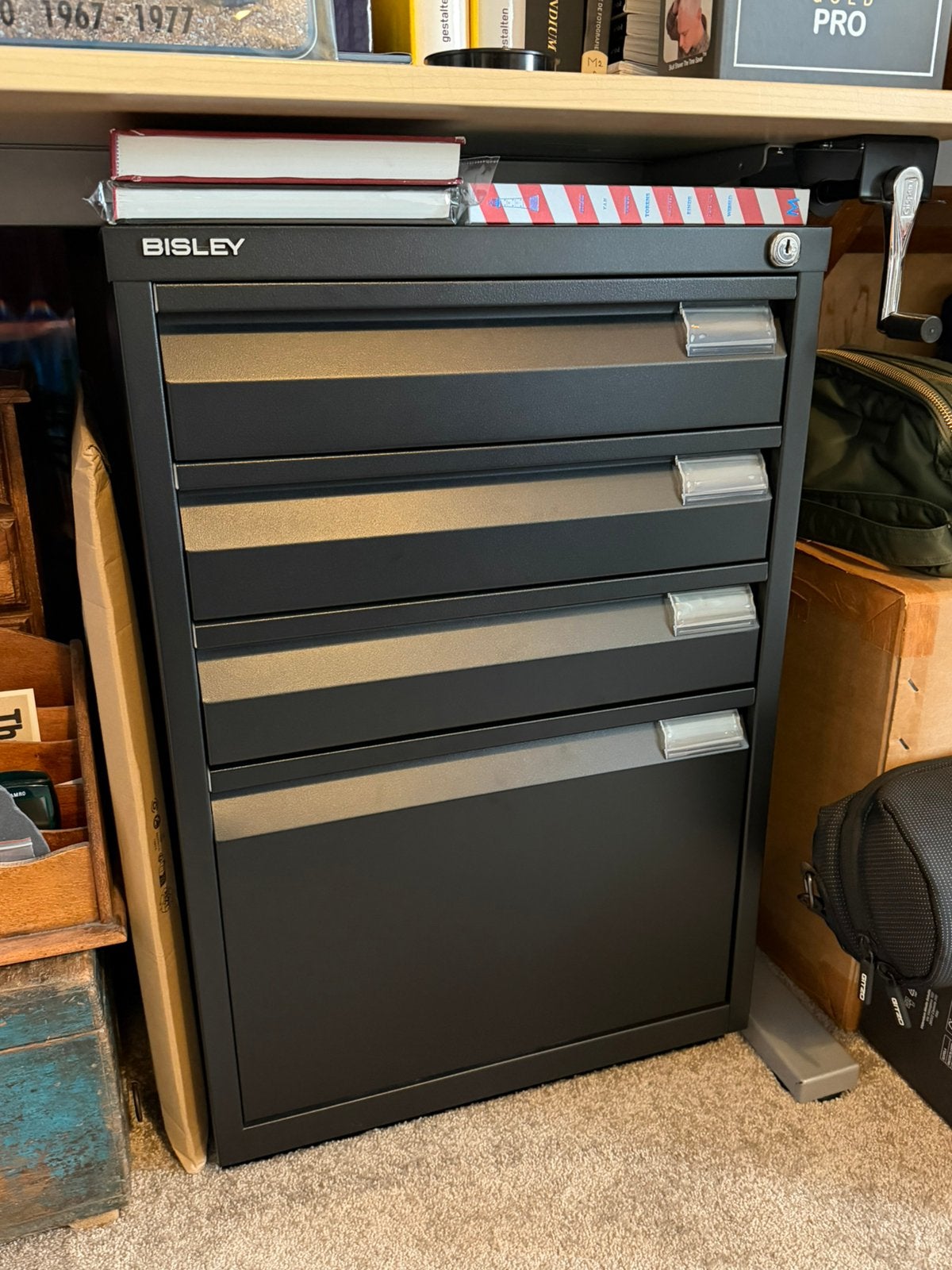 2x Bisley A3 Ladekast 2x Bisley F Series Kantoor Archiefkast, Ophalen, Minder dan 50 cm, Zo goed als nieuw, Minder dan 100 cm
