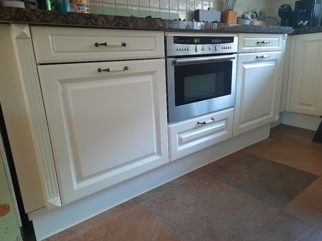 Complete landelijke keuken met granieten blad!, Ophalen, Gebruikt, U-keuken, Graniet of Steen