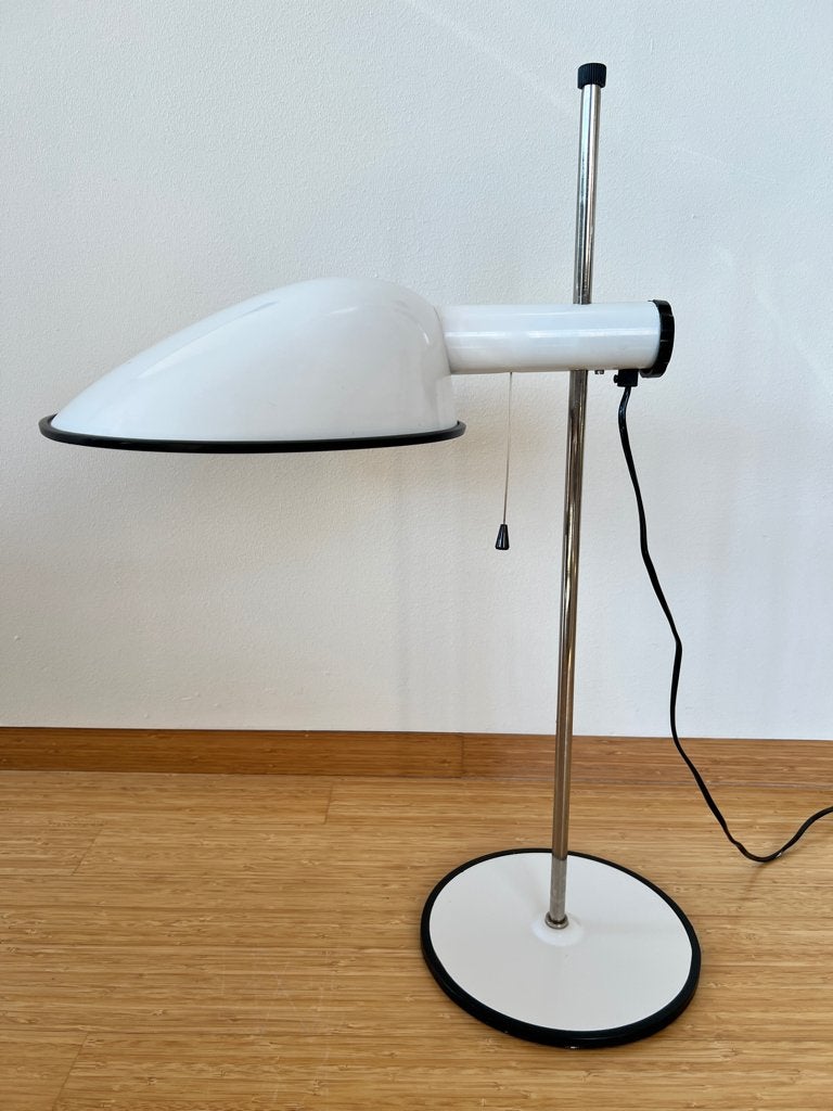 Vintage Fagerhult Victor Bureaulamp Wit | In Prachtige Staat, 50 tot 75 cm, Ophalen of Verzenden, Zo goed als nieuw, Mid-Century Scandinavisch design.