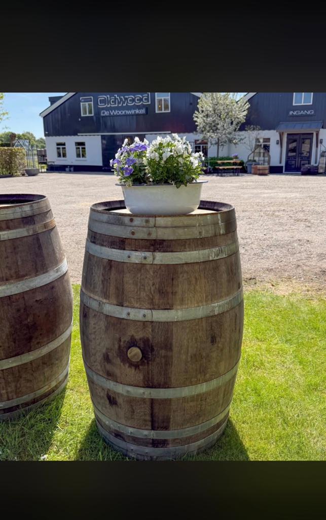Regenton oude whisky vaten, 150 liter of meer, Ophalen of Verzenden, Zo goed als nieuw, Hout