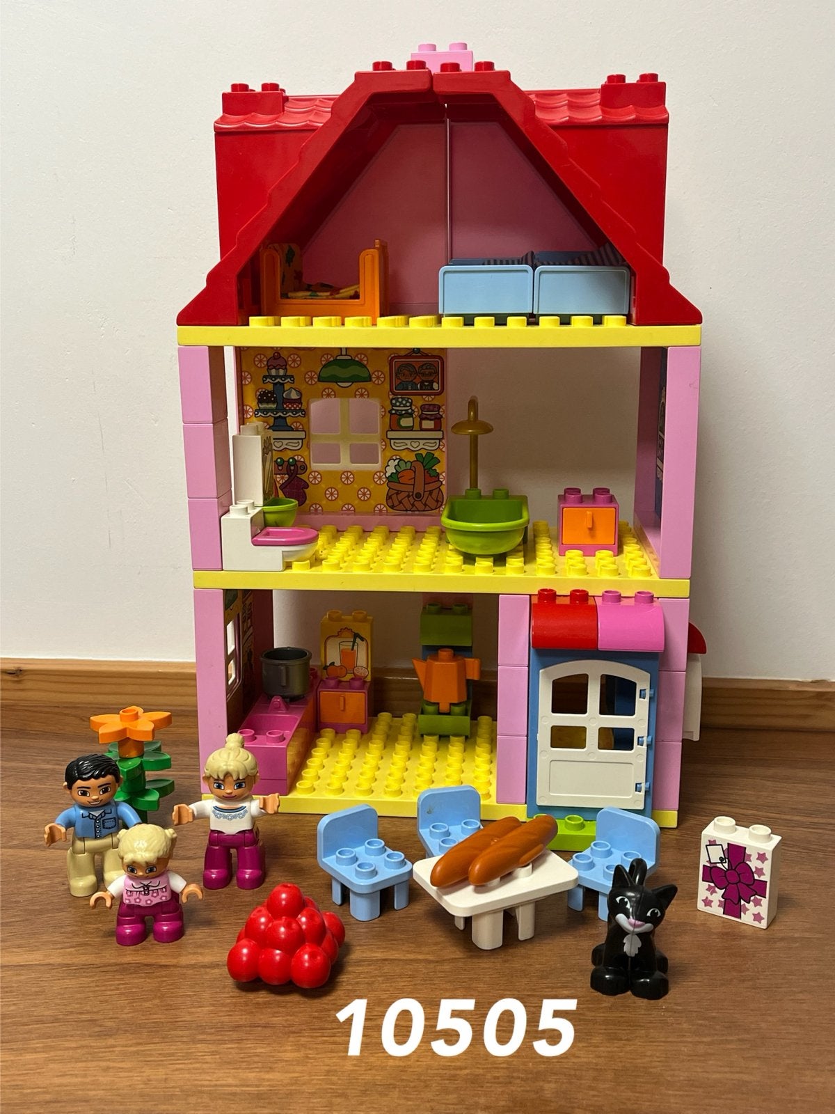 Duplo speelhuis 10505 (compleet) 1, Kinderen en Baby's, Ophalen of Verzenden, Zo goed als nieuw, Complete set, Duplo