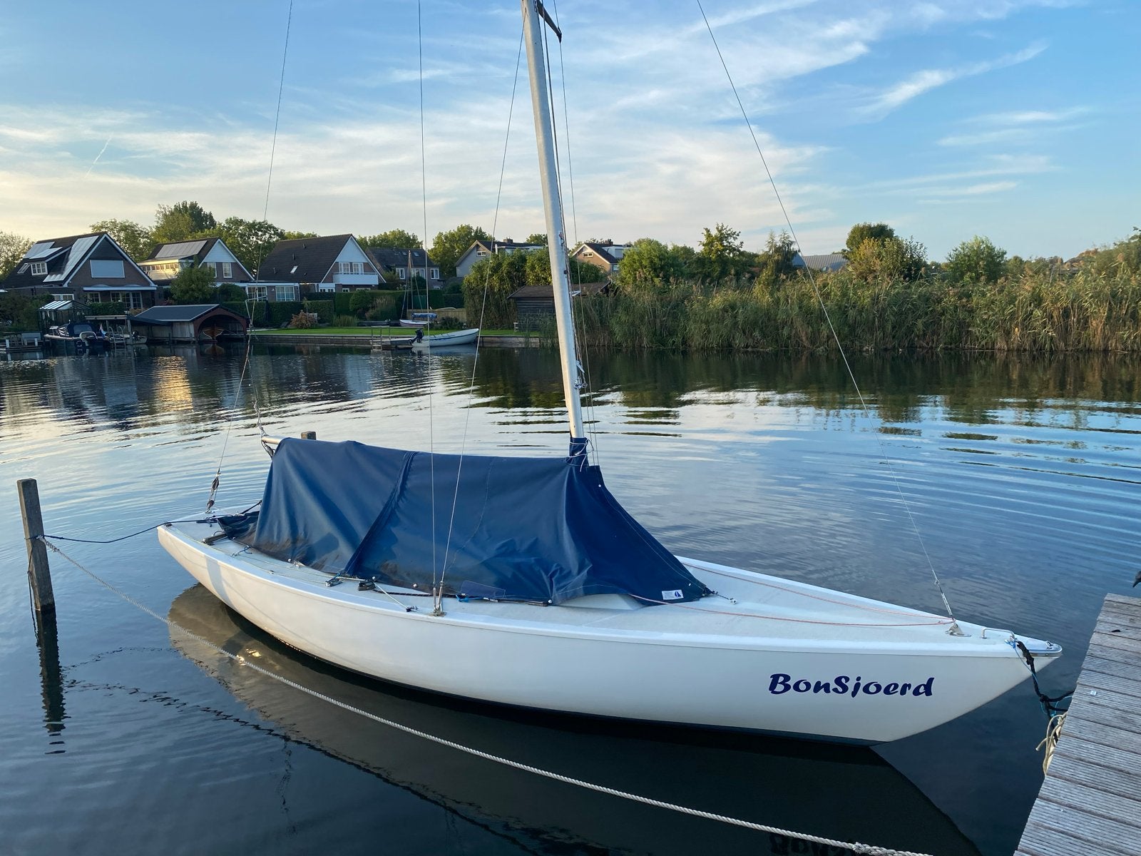Yngling nr 172 met diepe kuip en trailer, Ophalen, Gebruikt, Overige merken, Open zeilboot