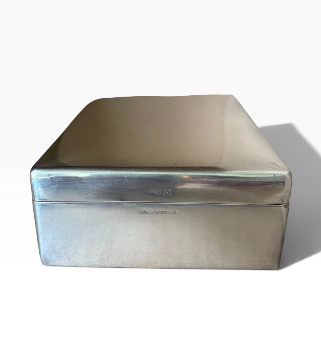 Birks Sterling Sigarendoos, Antiek en Kunst, Ophalen of Verzenden, Zilver
