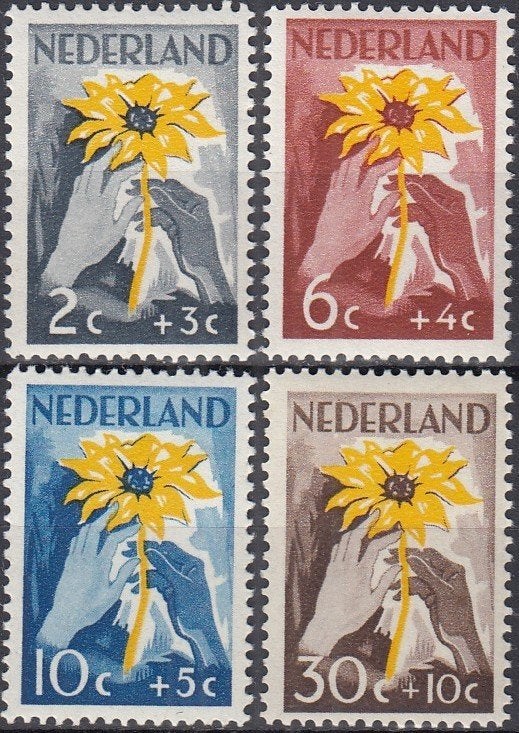 Nederland- 3.56.1- 1949- NIWIN-zegels- NVPH-538-541- P, Ophalen of Verzenden, Na 1940, Postfris
