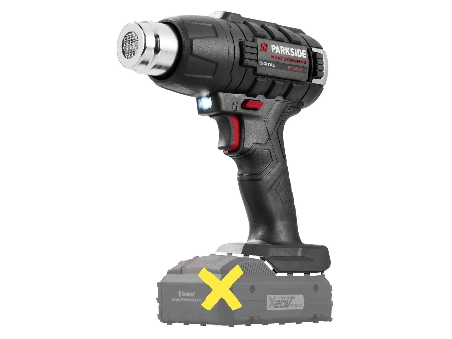 Nieuw. PARKSIDE PERFORMANCE Accu-heteluchtpistool 20 V, Ophalen, Nieuw