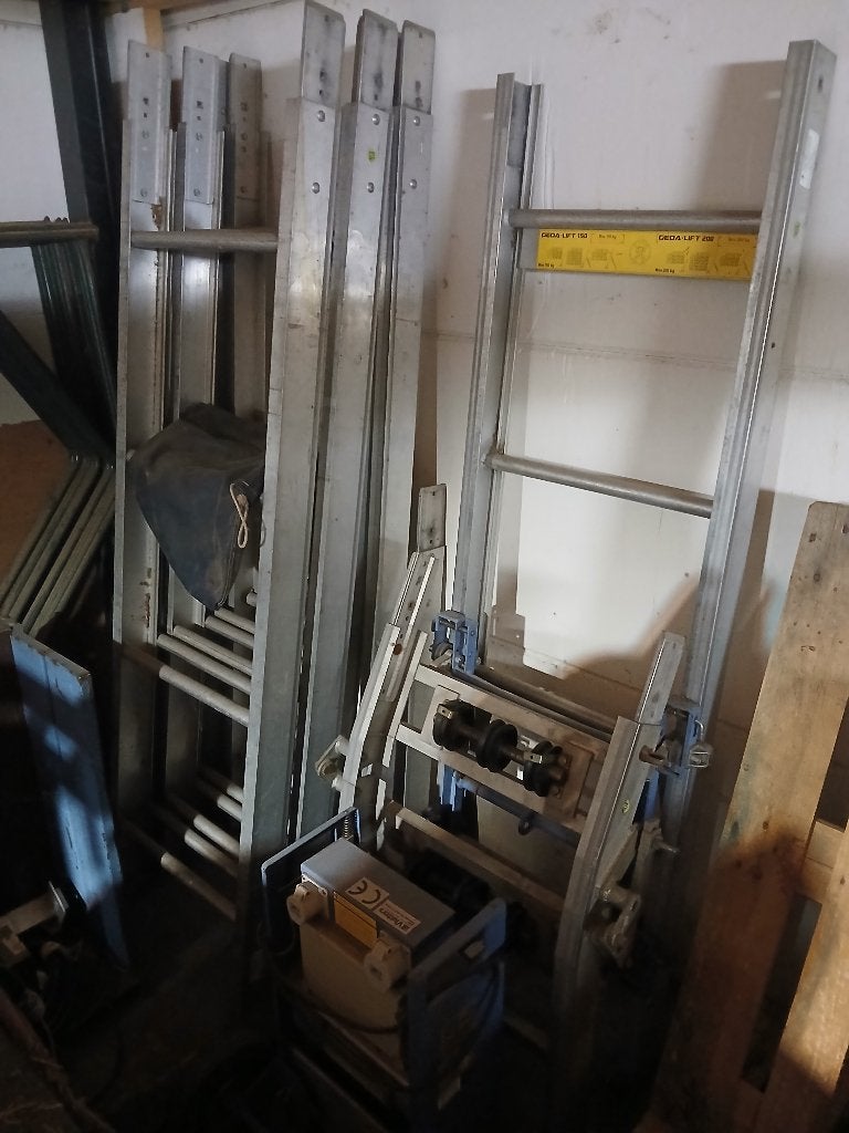 Geda Ladderlift, Ophalen, Gebruikt, Bouwlift