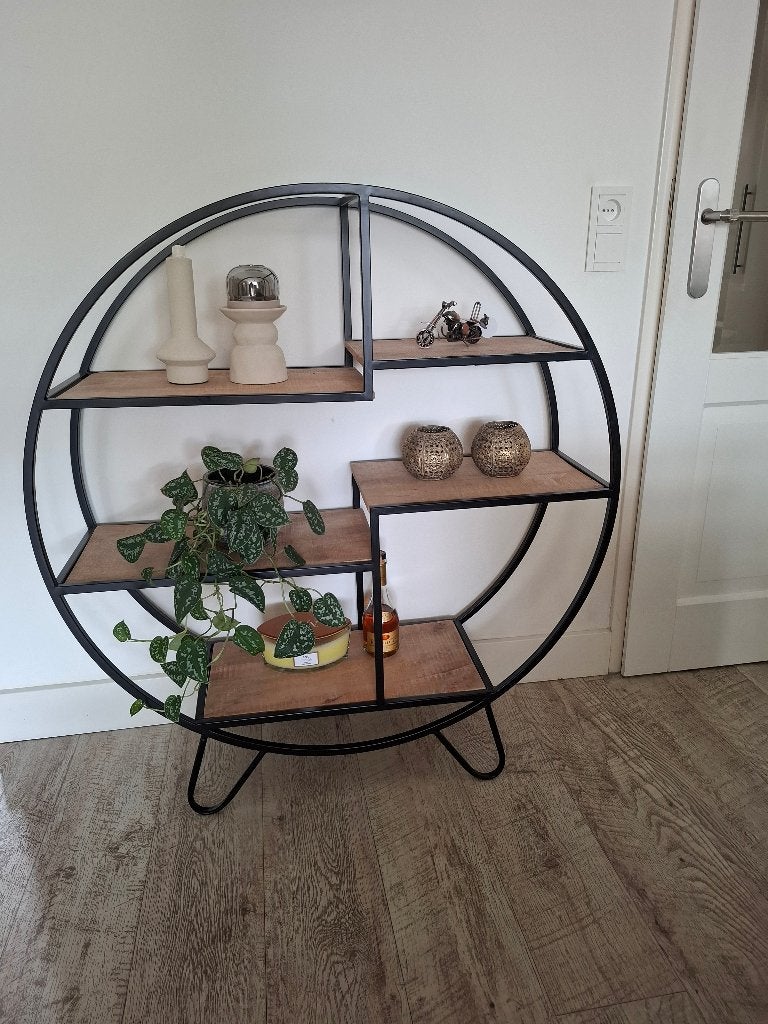 Wandkast rond model, Ophalen, Zo goed als nieuw, Minder dan 150 cm, Minder dan 100 cm