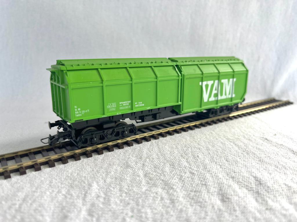 Roco 25181 NS VAM Takkls afvalwagon H0, Gebruikt, Gelijkstroom, Wagon, Ophalen of Verzenden