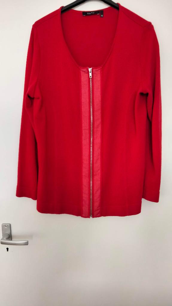 ZGAN vest Blu*el rood 44, Maat 42/44 (L), Ophalen of Verzenden, Zo goed als nieuw, Blu*el