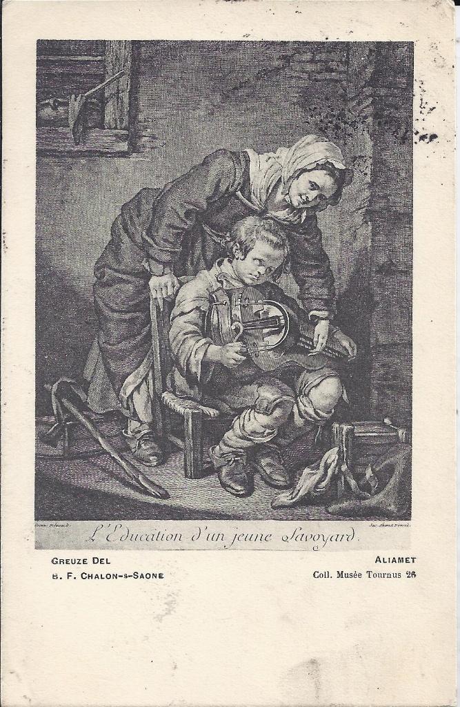 Y38 oude gelopen kaart jacques aliamet, Ophalen of Verzenden, 1920 tot 1940, Gelopen