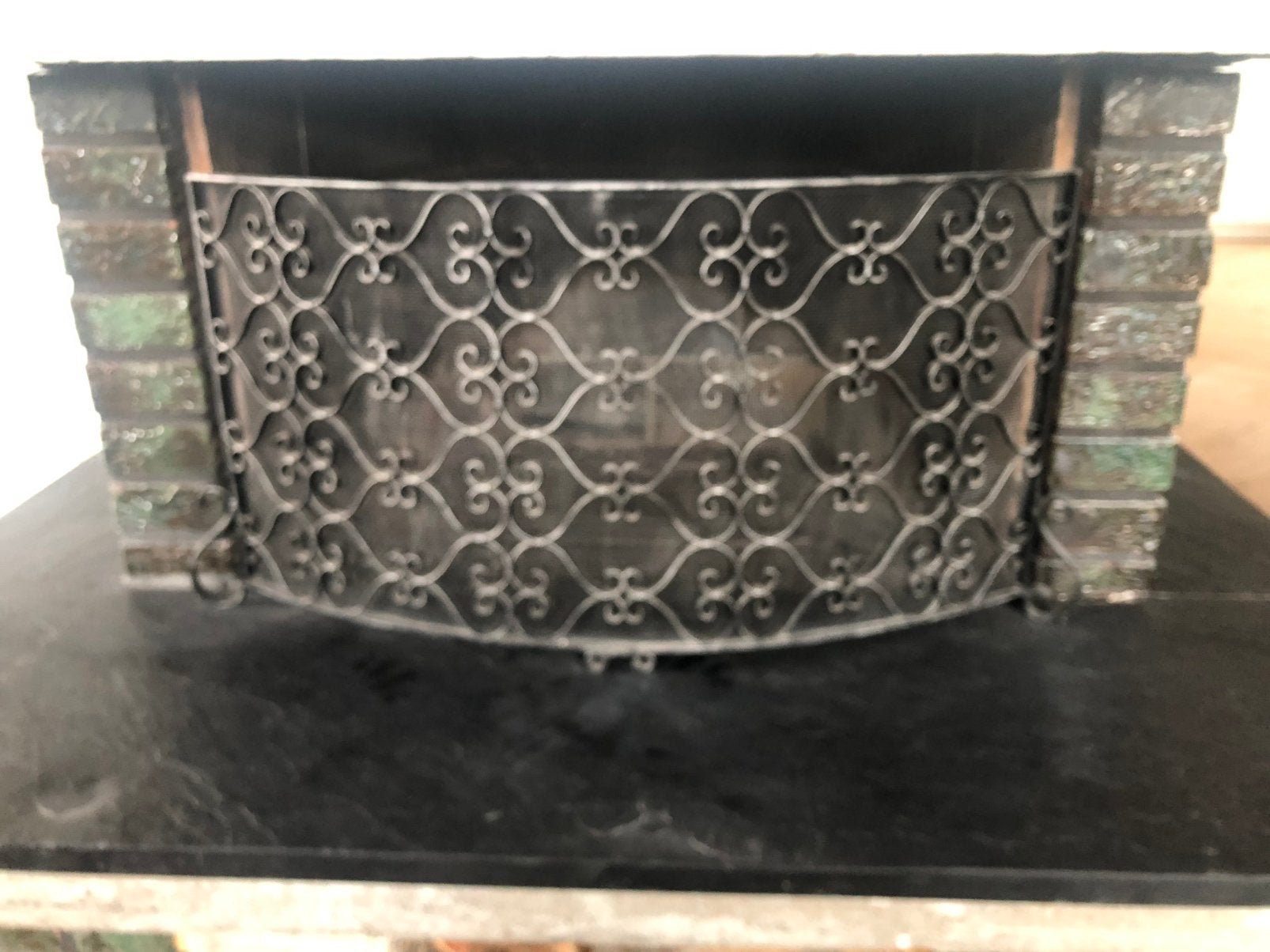 Haardscherm 78 cm breed, Huis en Inrichting, Haarden, Ophalen, Zo goed als nieuw