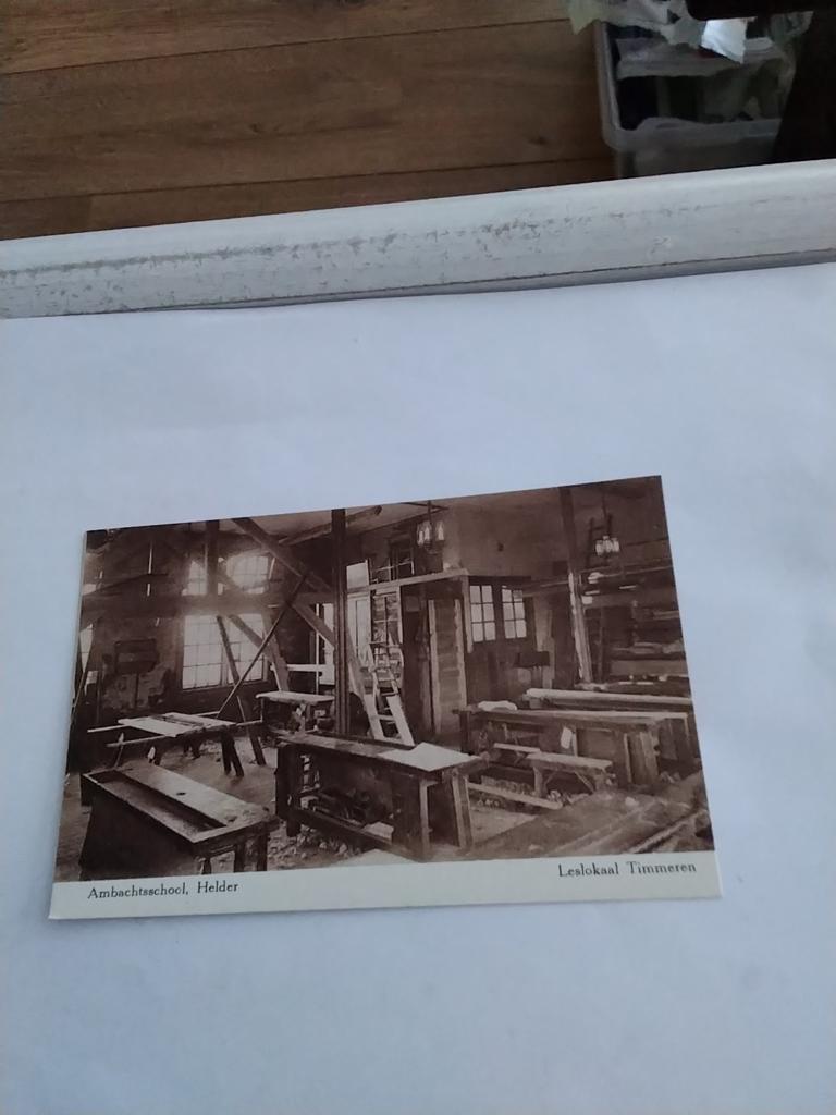 HELDER. AMBACHTSSCHOOL. LESLOKAAL TIMMEREN, Ophalen of Verzenden, Voor 1920, Noord-Holland