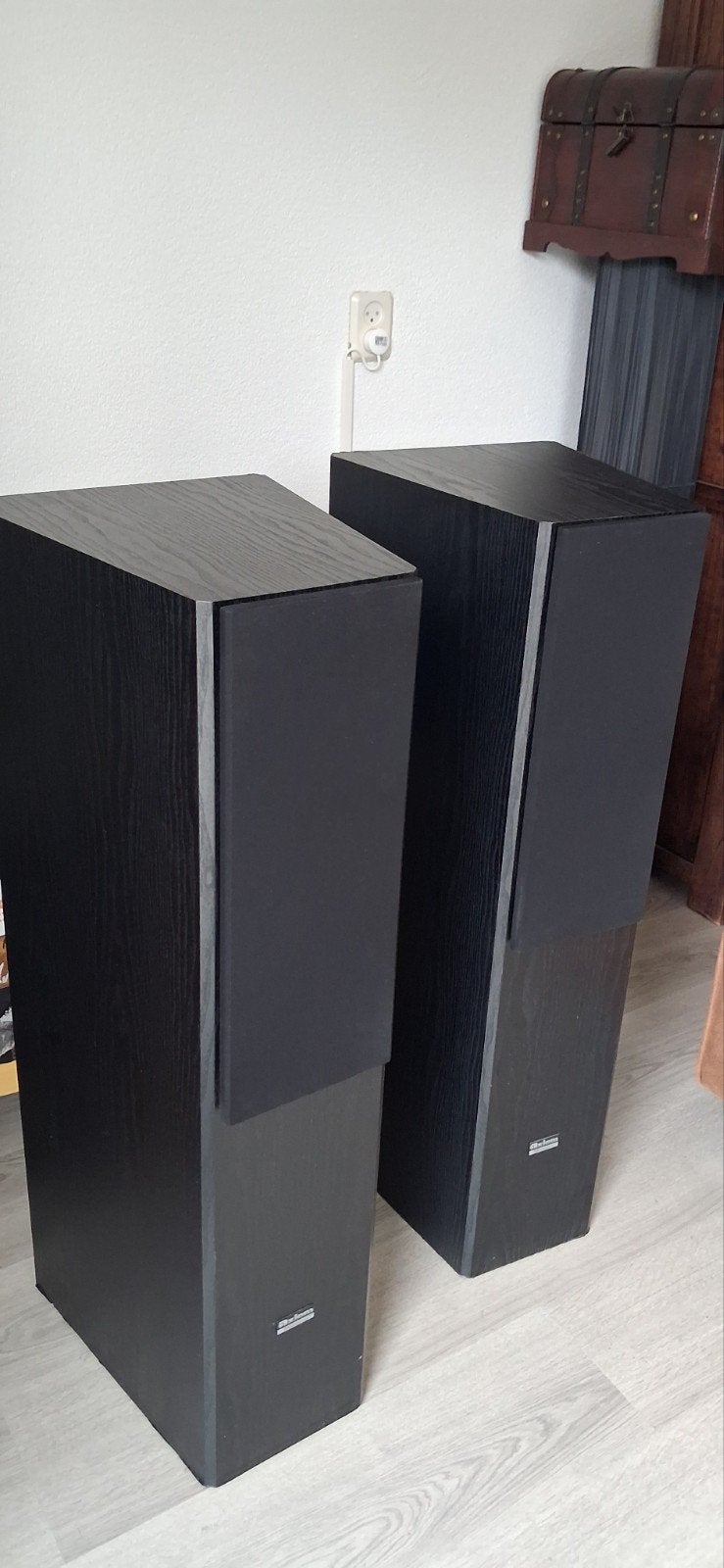 Axiom AX-5 reference monitor luidsprekers, Audio, Tv en Foto, Luidsprekers, Gebruikt, Front, Rear of Stereo speakers, 120 watt of meer