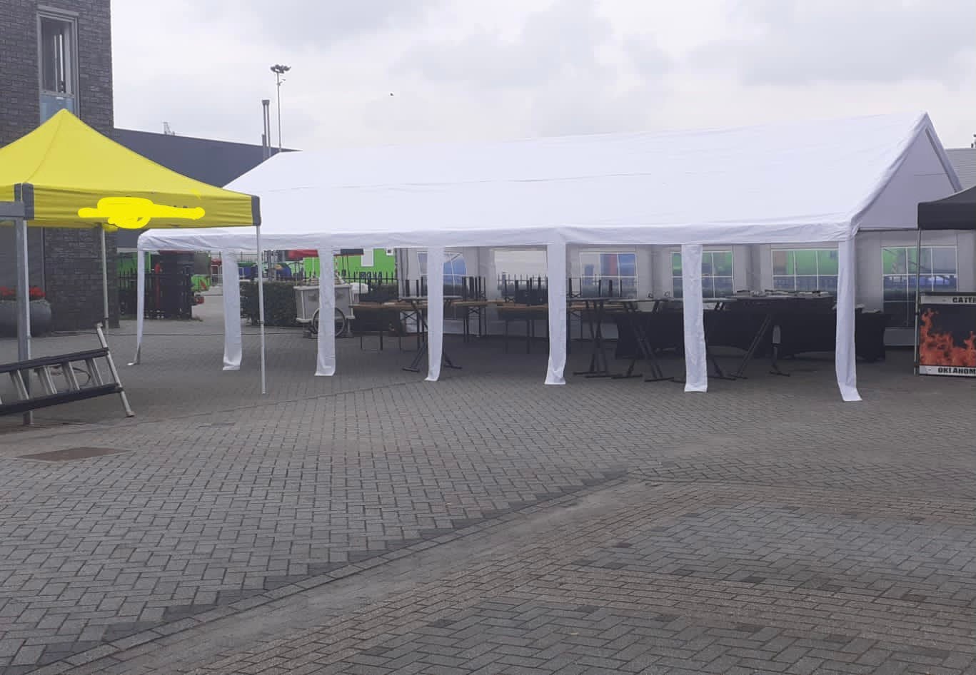 Huur partytent, partytent huren, huur tent 6x12, Ophalen of Verzenden, 5 tot 8 meter