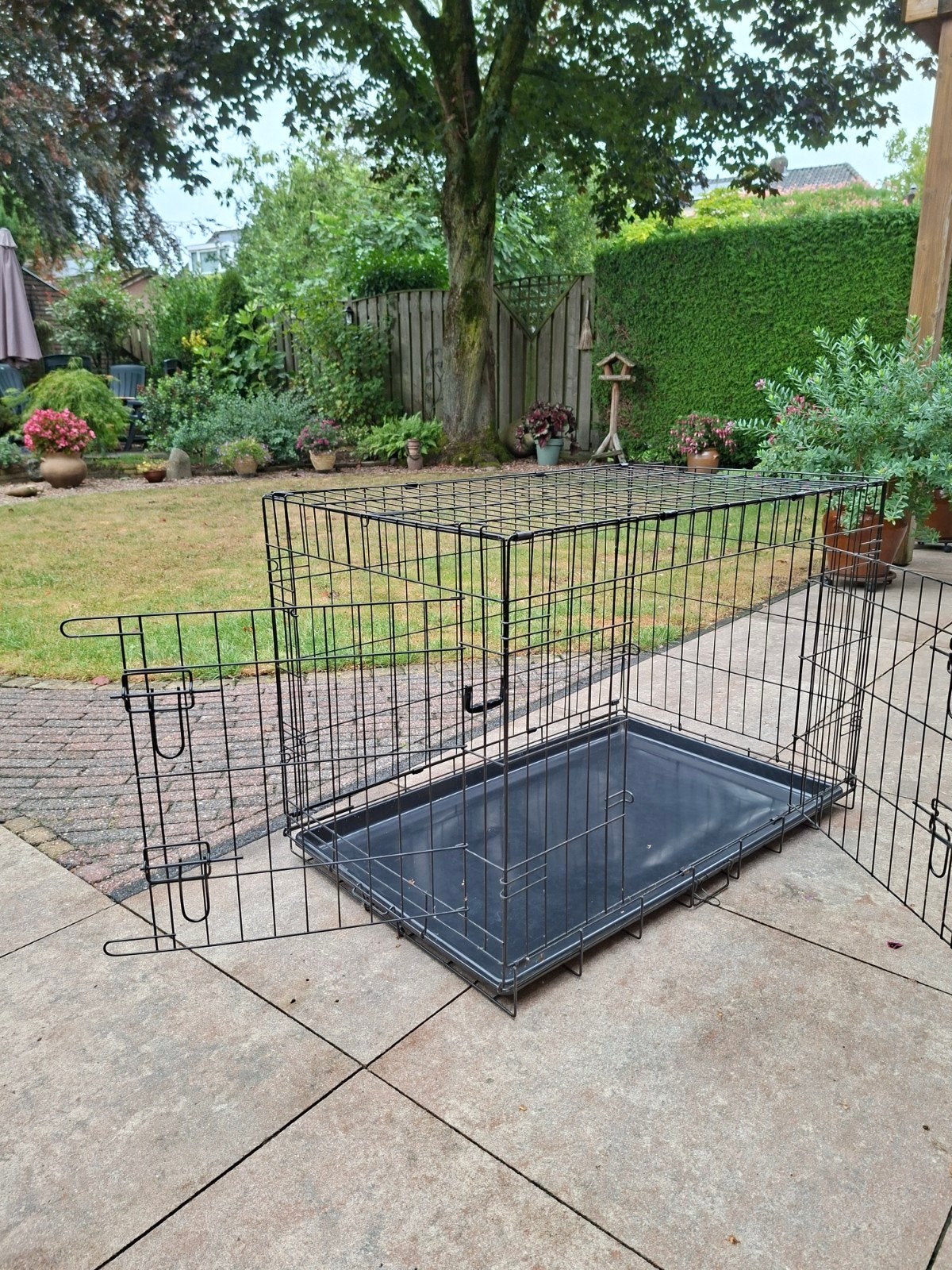 bench zwart 2 deuren, Ophalen, Zo goed als nieuw