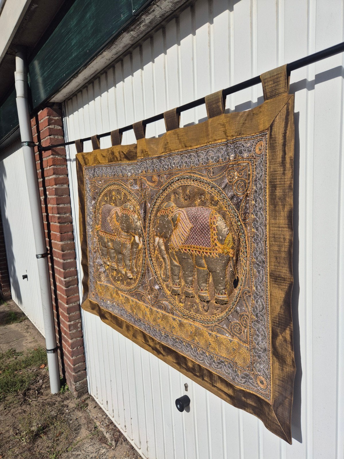 gordijn  olifant, Ophalen of Verzenden, Binnendeur, 200 tot 215 cm