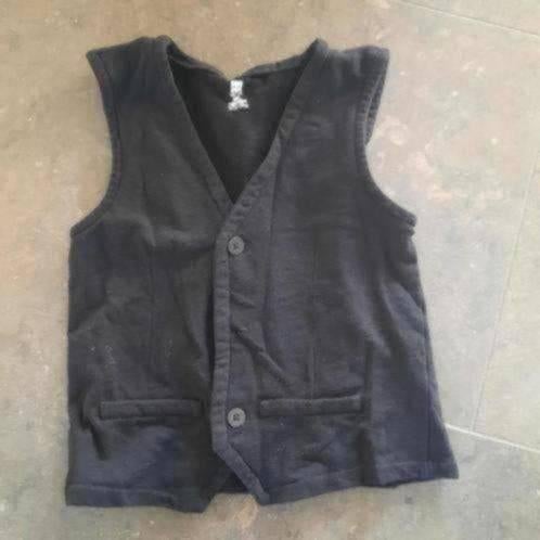 158 zwart gilet vestje, Verzenden, Gebruikt, Meisje, Trui of Vest