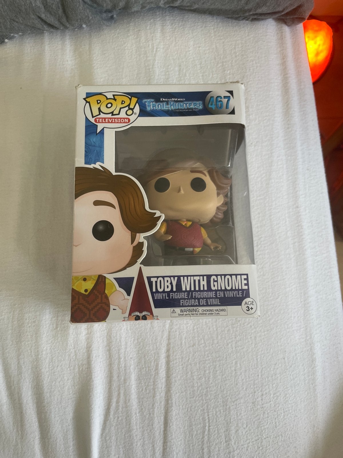 Funko Pop! Trollenjagers Toby with Gnome #467, Ophalen of Verzenden, Gebruikt