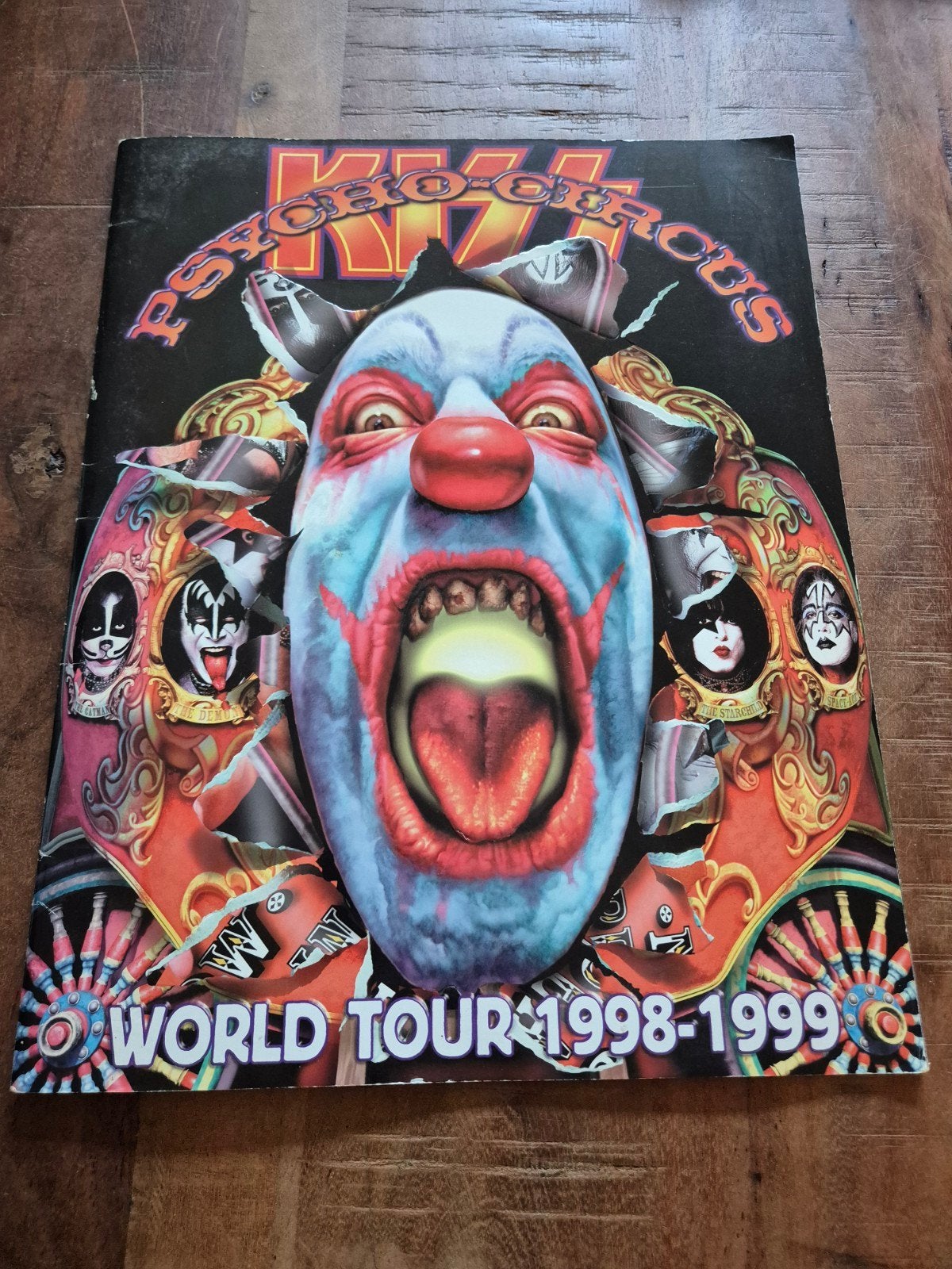 Kiss band tourbook 3d bril, Ophalen of Verzenden
