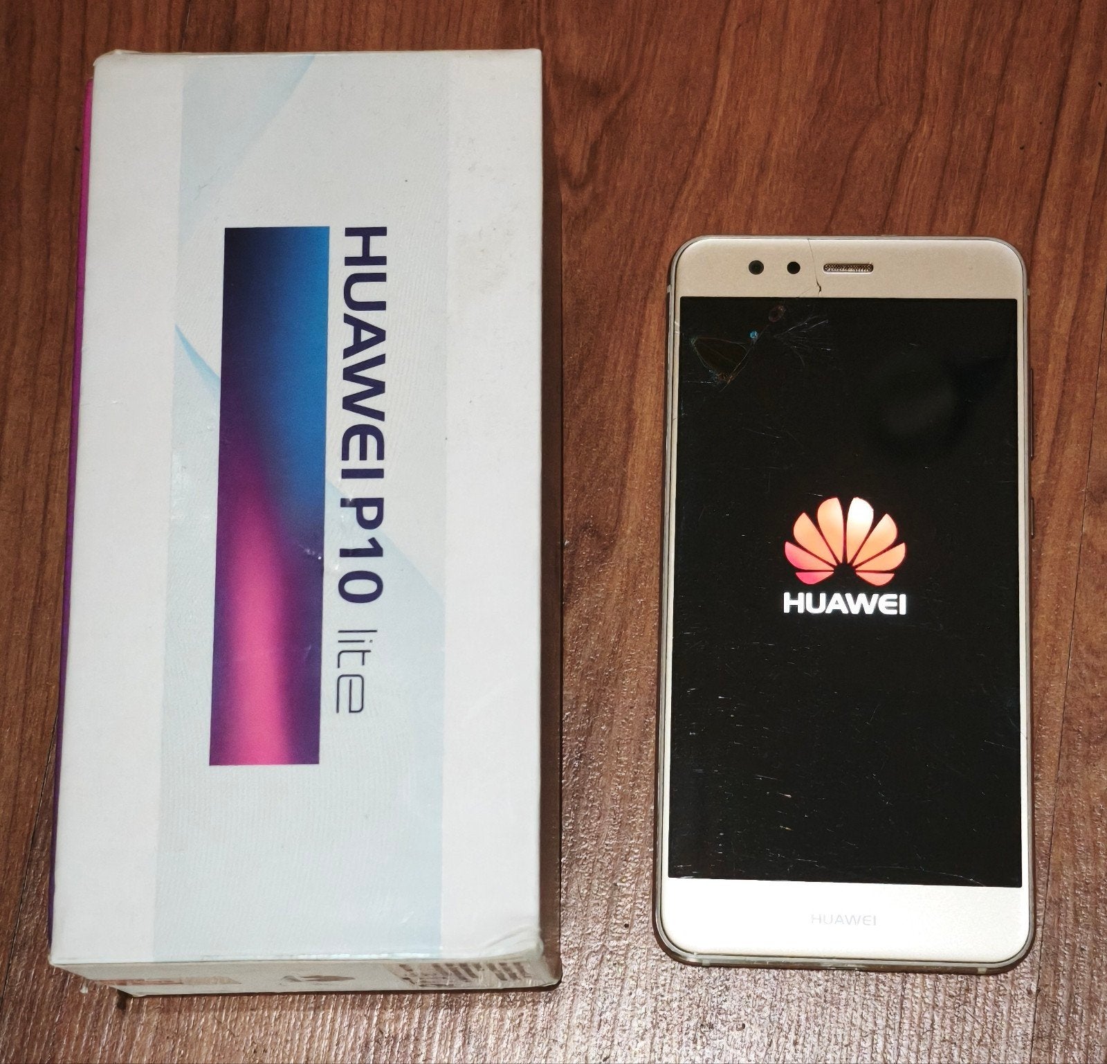 Huawei P10 Lite Platinum Gold 32Gb 4Gb met doos, Telecommunicatie, Mobiele telefoons | Huawei, Ophalen, Gebruikt, Overige kleuren