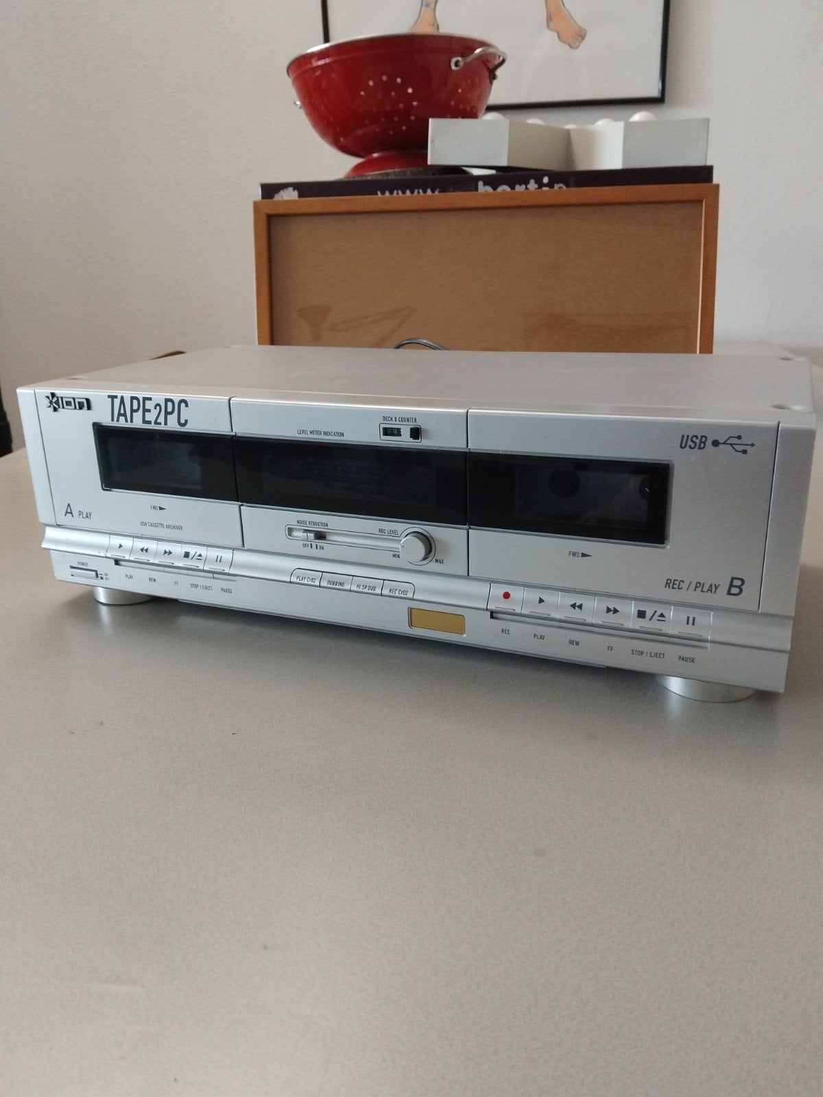 dubbel cassettedeck (defect), Audio, Tv en Foto, Cassettedecks, Ophalen, Overige merken