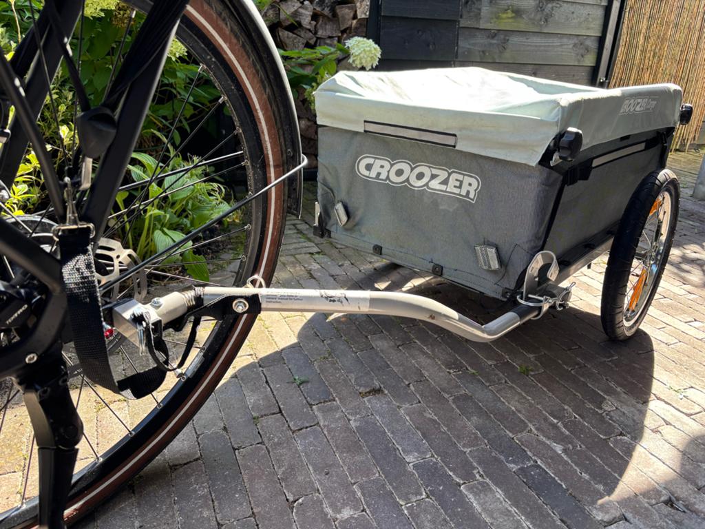 Croozer Cargo fietskar - Ideaal voor fietsvakanties, Ophalen, Gebruikt, Opvouwbaar, Bagagekar