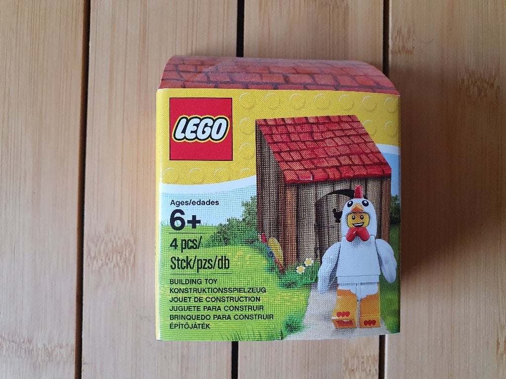 5004468 lego minifiguur in kippenpak, Compleet, Lego, Ophalen of Verzenden, Zo goed als nieuw