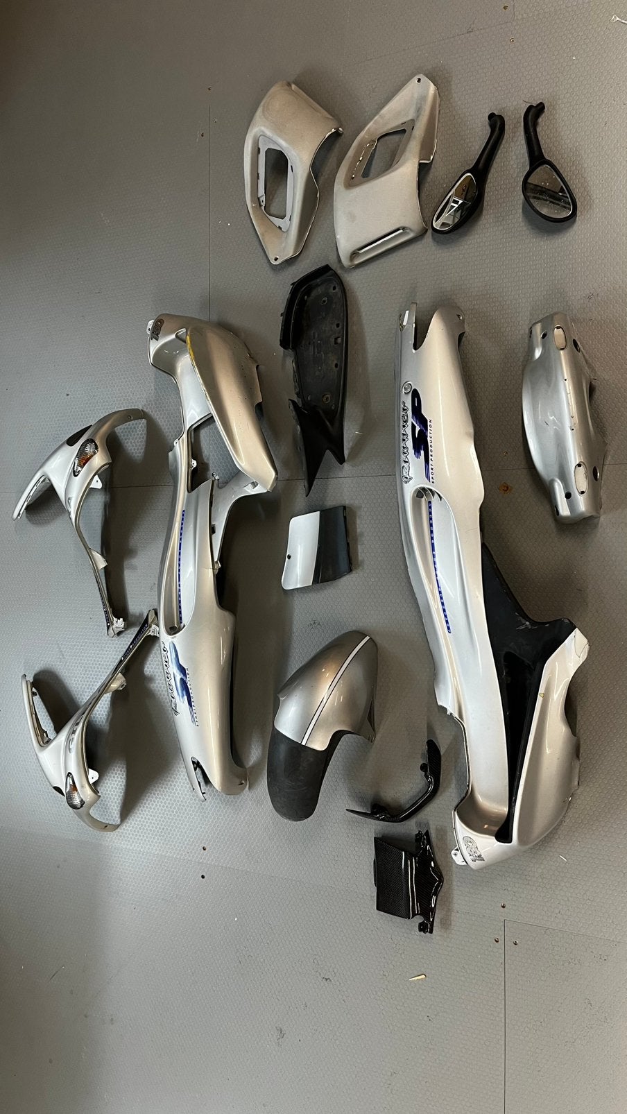 Kappenset Grijs Gilera Runner Origineel, Ophalen of Verzenden, Zo goed als nieuw, Benzine, Overige modellen