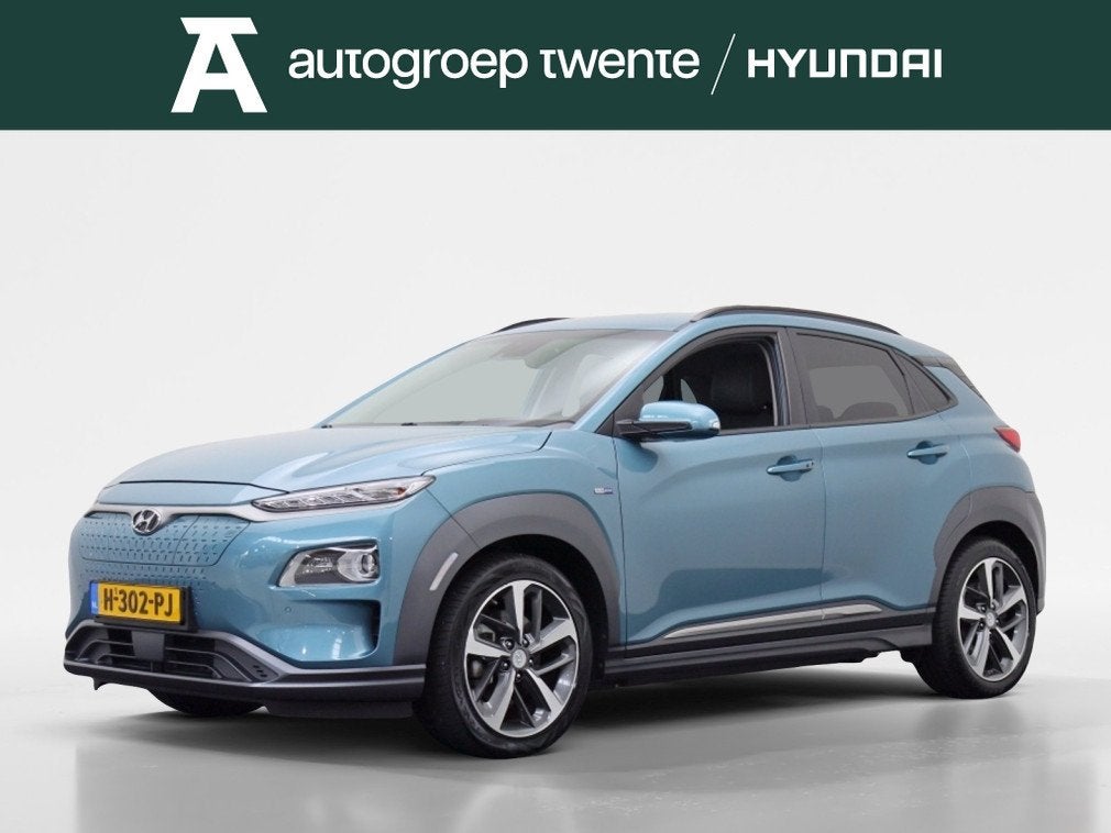 Hyundai KONA EV Premium 64 kWh | Trekhaak | 18" | SOH 92,1%, Auto's, Hyundai, Bedrijf, Te koop, Kona, ABS, Achteruitrijcamera