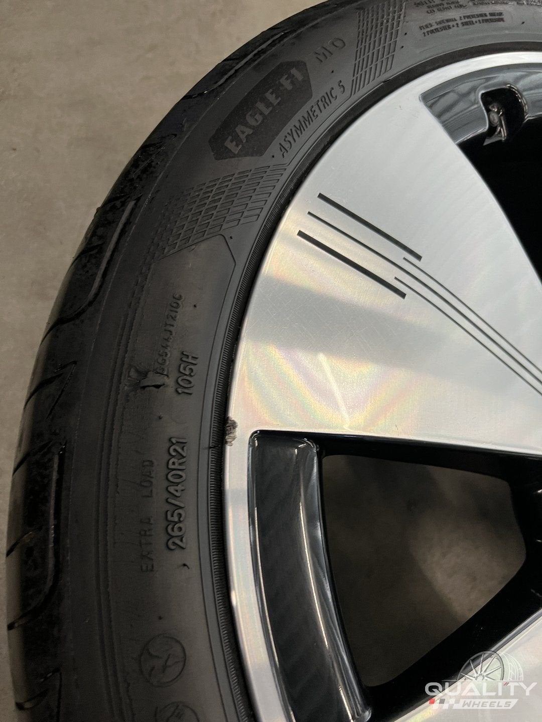 5x112 21 Inch Mercedes Benz EQS, EQE V297, V294 AMG Velgen +, Auto-onderdelen, Banden en Velgen, Gebruikt, -, 265 mm, -
