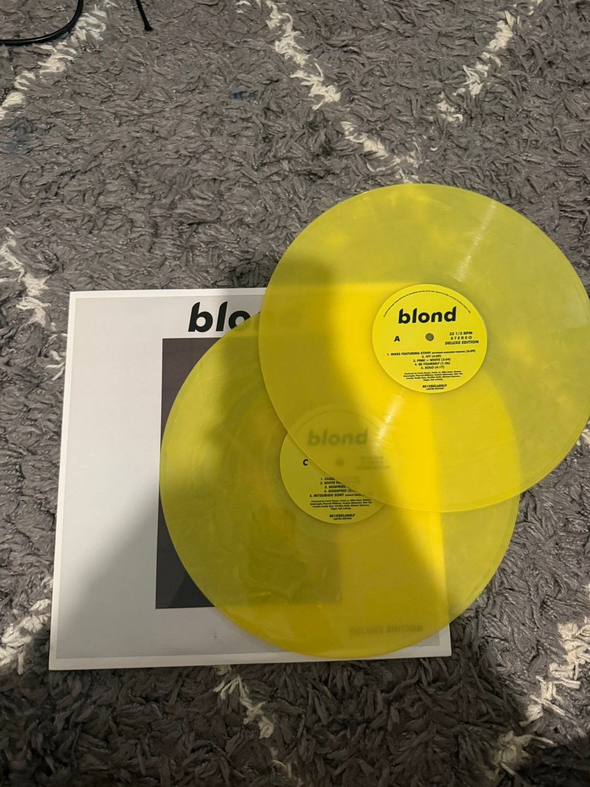 Frank ocean Blond vinyl, Cd's en Dvd's, Ophalen of Verzenden, Zo goed als nieuw, 12 inch