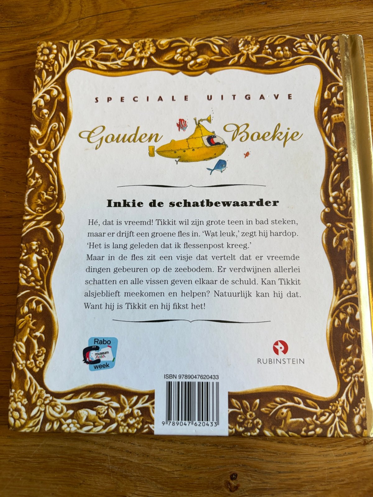 Inkie de Schatbewaarder - Een Luxe Gouden Boekje, Ophalen, Zo goed als nieuw, 3 tot 4 jaar