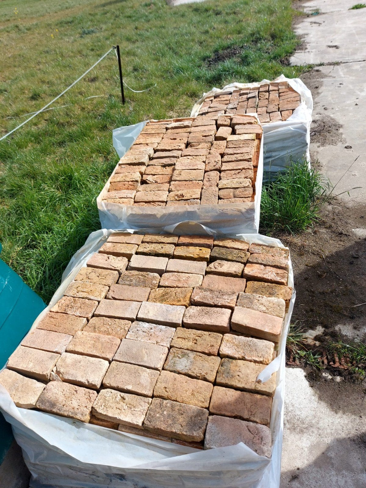 IJssel steentjes, Ophalen, Bakstenen