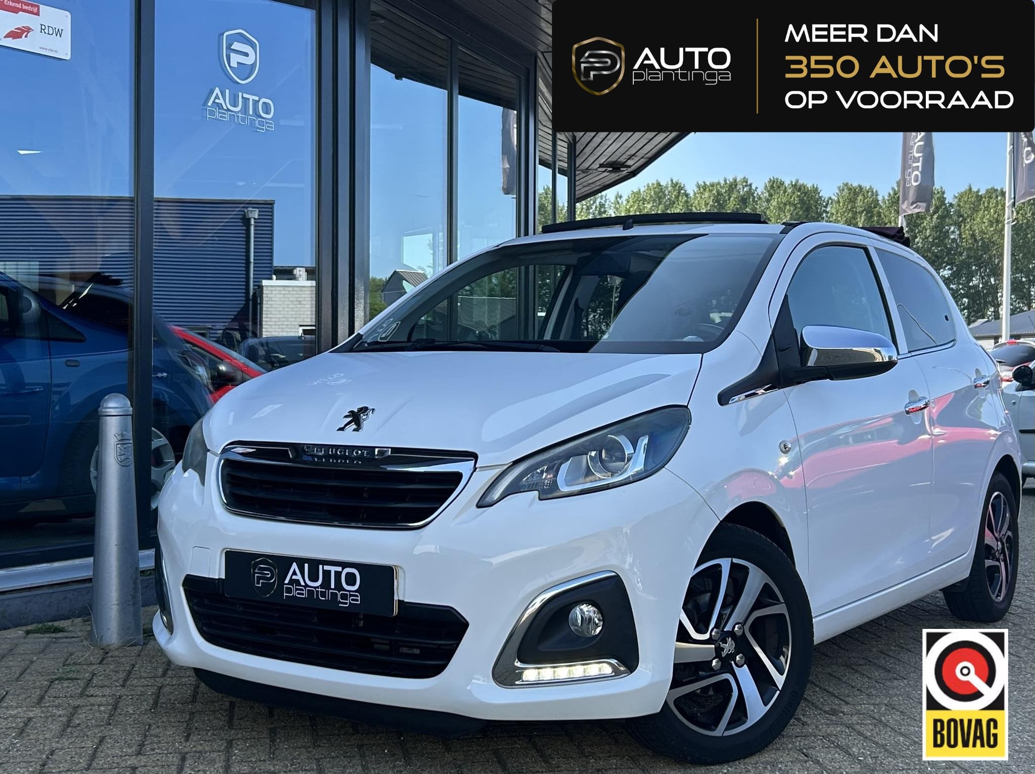 Peugeot 108 1.2 VTi Allure Top 82PK | Volledige Onderhoudshi, Auto's, Voorwielaandrijving, Euro 5, Stof, Gebruikt